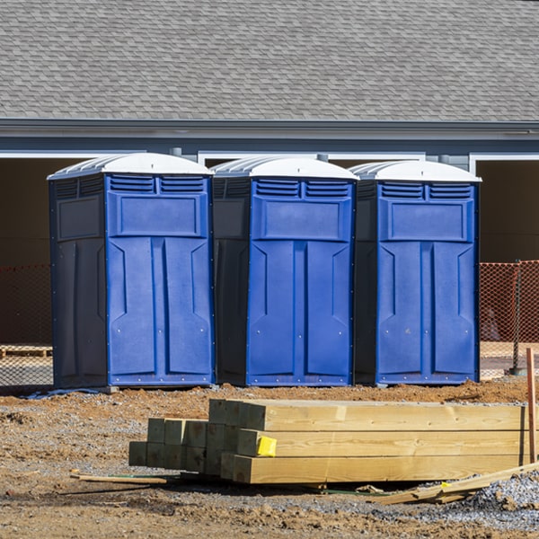 are there any restrictions on where i can place the portable restrooms during my rental period in Winchester Ohio